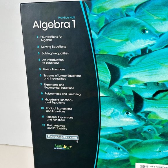 High School Math Algebra 1 Student Edition Prentice Hall Hardcover 2011 - Picture 15 of 16